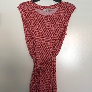 Small Ann Taylor LOFT rust dress